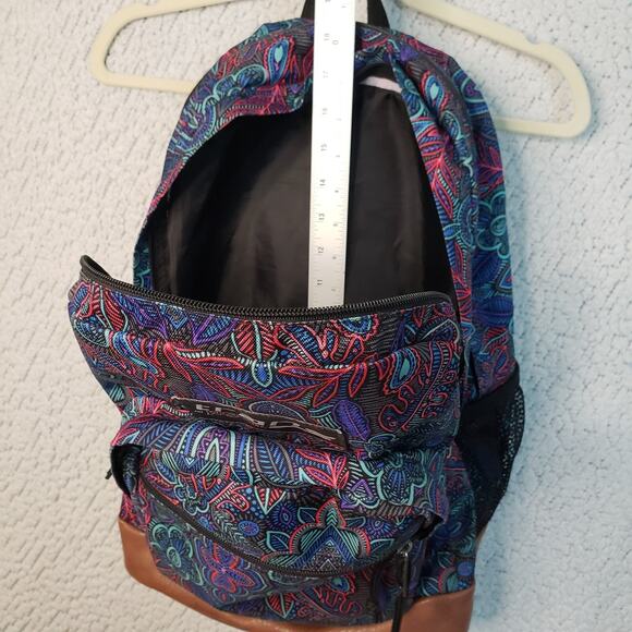 Trans by JanSport Backpack Multicolor Floral Boho Print Unisex 17in School Bag - Picture 5 of 11